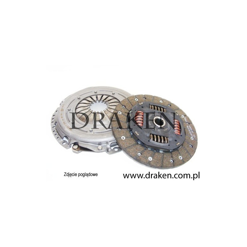 Komplet sprzęgła 9-3 2005- 2.8V6 SACHS + wysprzeglik