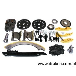 Komplet rozrządu 9-3 2003- B207 (główny + balans)