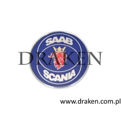 Emblemat na maskę 900, 9000, 900NG, 9-3 1998-2002 "SAAB-SCANIA"
