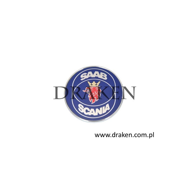 Emblemat na maskę 900, 9000, 900NG, 9-3 1998-2002 "SAAB-SCANIA"