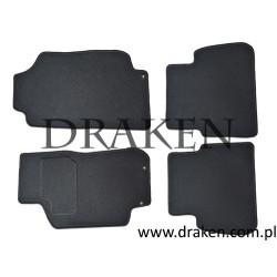 Komplet dywaników welurowych 9-5 1997-2010 CLASSIC, 5mm, czarne