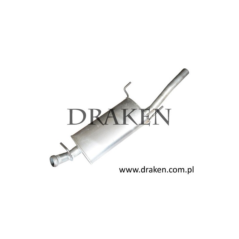 Tłumik 900NG, 9-3 1994-2002 R4 końcowy  ASMET (owalny)