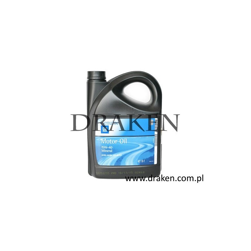 Olej GM 15W40 5L