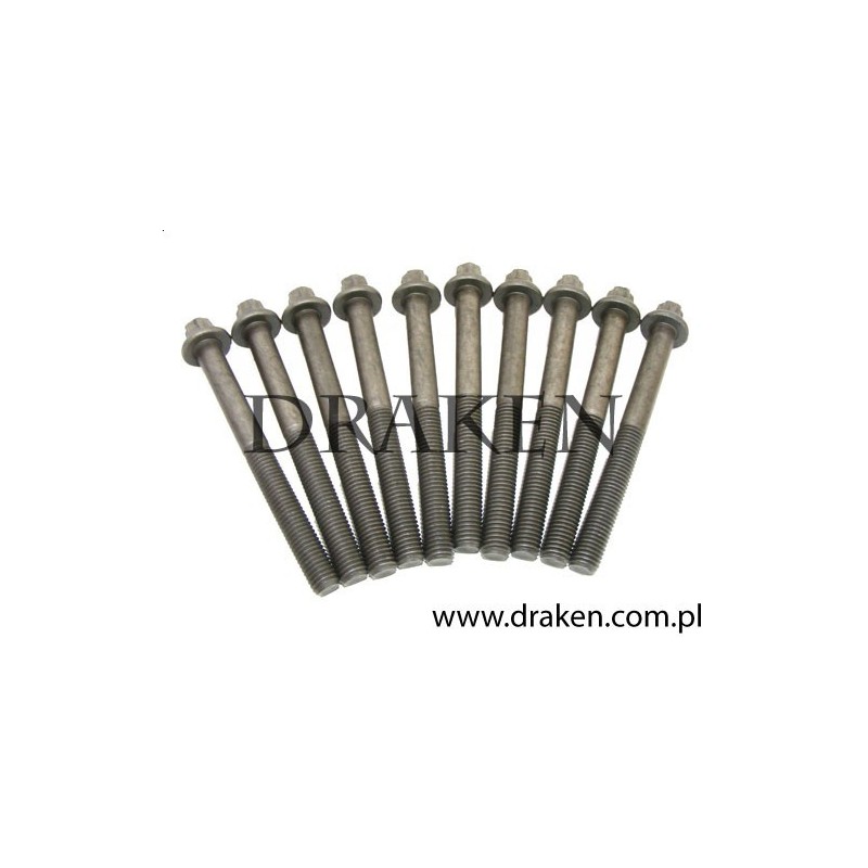 Śruba głowicy 9-3 2003-07 1.8t, 2.0t, 2.0T (10sztuk)