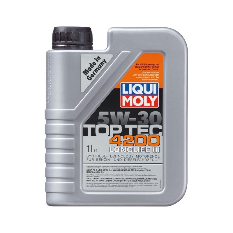 Olej LIQUI MOLY TOP TEC 4200 5W30 1L