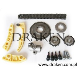 Komplet rozrządu 9-3 II 2003- 9-5 2010- (balans - bez kół balansu, i podkładki pod koło wału)