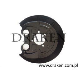 Osłona tylnej tarczy hamulcowej 9-3 2003-2012 lewa, do tarcz 278mm