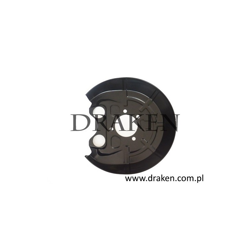 Osłona tylnej tarczy hamulcowej 9-3 2003-2012 lewa, do tarcz 278mm