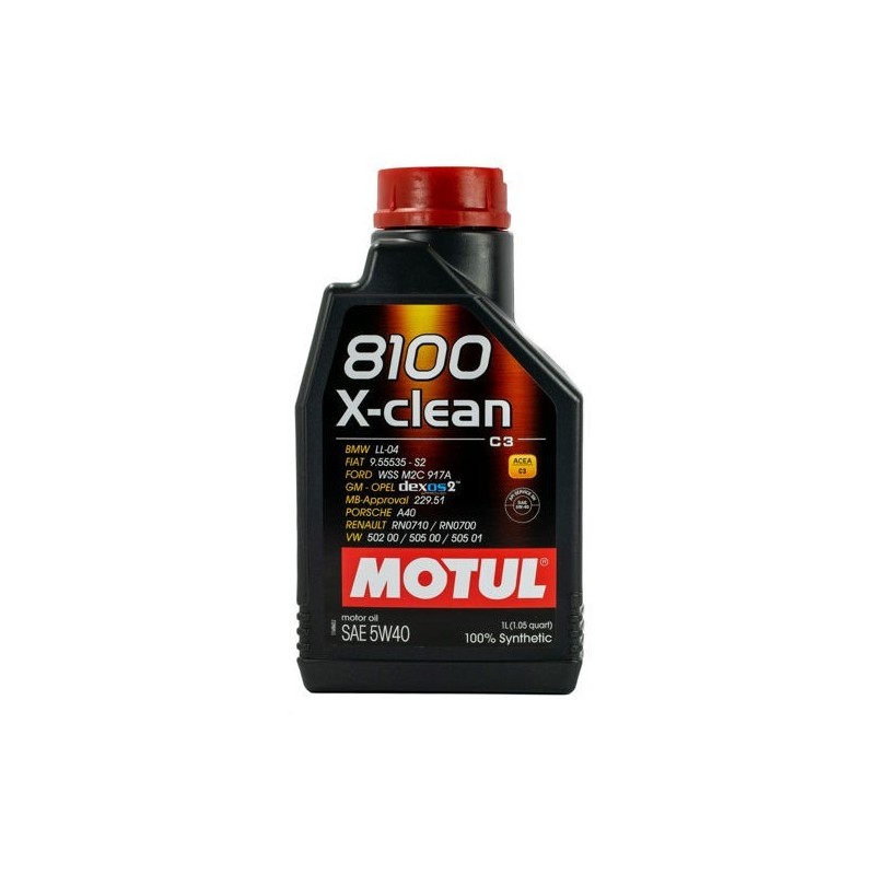 Olej MOTUL 8100 X-clean 5W40 C3 1L