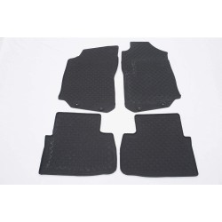 Komplet dywaników gumowych 9-5 1997-2007 OE SAABczarne