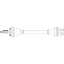 Półoś napędowa przednia 900 1985-1993 - prawa, skrzynia manulana/automatyczna