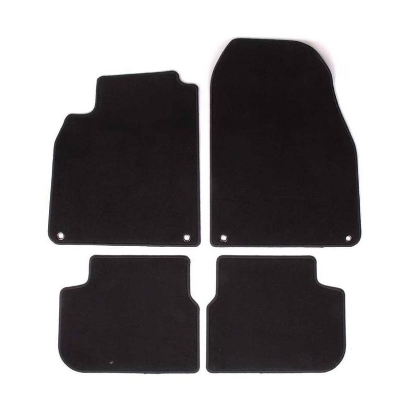 Komplet dywaników welurowych 9-3 2008-2012 CABRIO SAAB OE czarne
