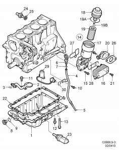 Uszczelki bagnetu oleju,... 2