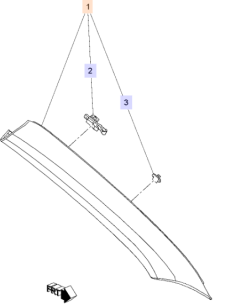 Osłona wewnętrzna słupka...
