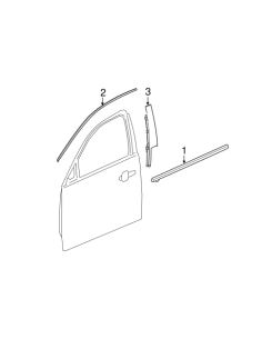 Listwa chromowana drzwi...